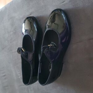 Classic Black Kids Dress Shoes